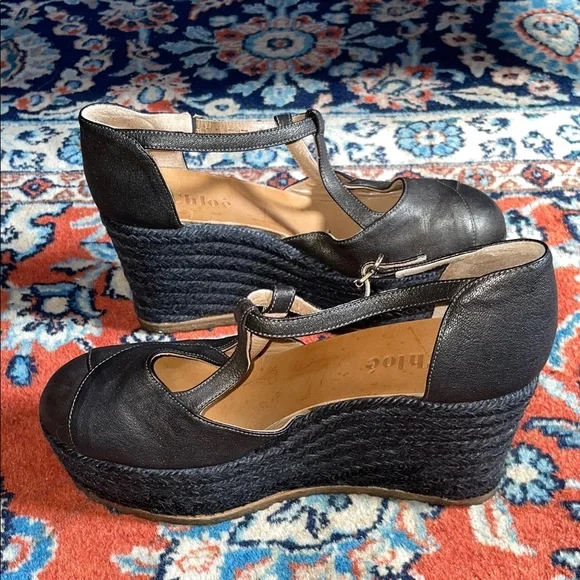 Chloe Black Platform Shoes - Picture 7 of 10